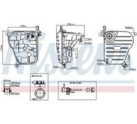 NISSENS 996236 Coolant expansion tank