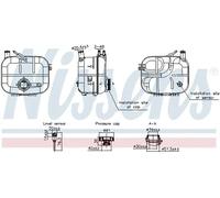 NISSENS 996243 Coolant expansion tank