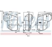 NISSENS 996244 Coolant expansion tank