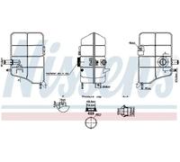 NISSENS 996254 Coolant expansion tank
