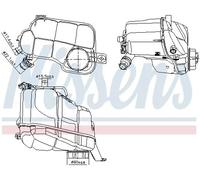 NISSENS 996297 Coolant expansion tank