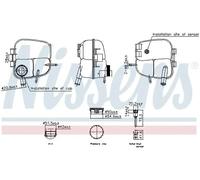 Expansion Tank, coolant Plastic 996303 NISSENS for OPEL ASTRA H Estate ASTRA H