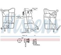 NISSENS 996304 Coolant expansion tank