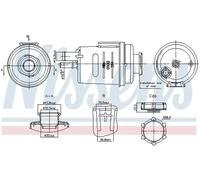 NISSENS 996314 Coolant expansion tank