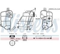 NISSENS 996318 Coolant expansion tank