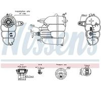 NISSENS 996323 Coolant expansion tank