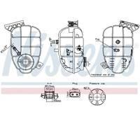 NISSENS 996325 Coolant expansion tank