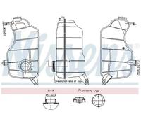 NISSENS 996329 Coolant expansion tank
