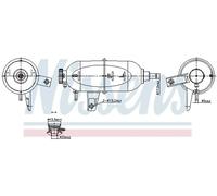 Expansion Tank, coolant Plastic 996331 NISSENS for TOYOTA HILUX VIGO VII Pickup