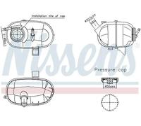 NISSENS 996339 Coolant expansion tank