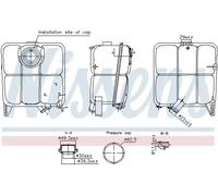 NISSENS 996346 Coolant expansion tank
