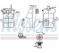 NISSENS 996350 Coolant expansion tank