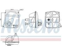 NISSENS 996362 Coolant expansion tank