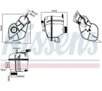 NISSENS 996408 Coolant expansion tank