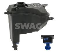 Expansion Tank, coolant Plastic black 20 94 9010 SWAG for BMW 3 Touring 3 1 X1