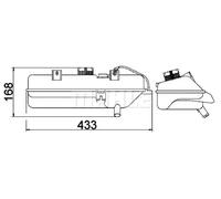 Expansion Tank, coolant Plastic white CRT 16 000S MAHLE for PEUGEOT CITROËN