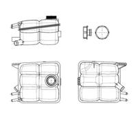 NRF 454015 Coolant expansion tank