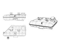 NRF 454045 Coolant expansion tank