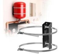 Expansion Tank Mounting Bracket with 2 Earthquake Straps - for 1 to 5 Gallon Thermal Expansion Tanks,Hot Water Heater Accessory to 13" Diameter Tanks & 5lb Propane Tanks, Wall Mount Holder (1)