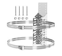Expansion Tank Wall Bracket | Thermal Expansion Tank Holder | Pole Mounting Kits, Nitrogen Propane Holder for 5 Gallon or 13 Inch Diameter Pole