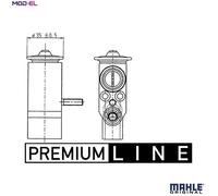 MAHLE ORIGINAL AVE 89 000P AC expansion valve