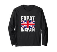 Expat in Spain - UK British Nomad Traveller Long Sleeve T-Shirt