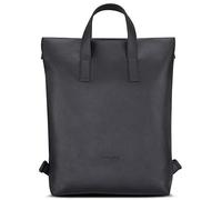 Expatrié Backpack Womens Black Lou Vegan Leather Crossbody Messenger Bag - Shoulder Bag & Daypack - Tote Bag with Detachable & Adjustable Straps