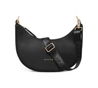 Expatrié Cross Body Bag Women Black - Lea Small - Cescent Shoulder Bag Made from Vegan Leather - Handbag in Half Moon Shape - Womens Dumpling Bag with Adjustable Strap - Water-Repellent