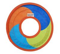 EXPAWLORER Flying Disc Dog Toy, Durable Outdoor Interactive Fetch Flyer, Lightweight Water Floating Pet Toys, Safe Gentle on Teeth for Medium Large Breeds, Perfect for Beach Pool Play & Training