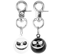 EXPAWLORER Halloween Cat Bell 2 Pack - Pet Collar Accessories Bells Loud with Claw Buckle, Holiday Collar Charm Jingle Pendants Ornament Jewelry, Save Birds Tracker, Neck Decoration for Cats Dogs