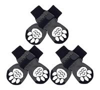 EXPAWLORER Non-Slip Dog Socks, Prevents Paw Licking, for Hot Pavements, Paw Protection, Traction Control on Hardwood Floors, for Puppies, Small, Medium, Large, Older Dogs, 6 Pieces