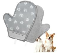 EXPAWLORER Pet Hair Removal Glove for Dogs & Cats, Washable Reusable Electrostatic Magic Brush Pet Hair Remover Glove, Upgraded Fur Removal Tool Grooming for Carpet Couch Sofa Clothing Car Seat, S