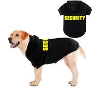 EXPAWLORER Security Dog Hoodie Puppy Sweater - Dog Sweatshirt Soft Fleece Lined Pet Clothes, Cold Weather Hooded Jacket Coat Keep Warm for Small Medium Large Dogs, 2X-Large