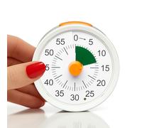EXPBROZ Visual Timer for Kids, 60 Minute Visual Countdown analog Timer for Classroom Teaching Cooking, Kids Time Management Homework, Gym, Meetings - Adjustable Alarm