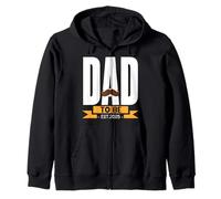 Expectant Dad 2025 Expectant Fathers 2025 Dad to be Zip Hoodie