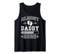Expectant Father ALMOST DADDY 2026 Funny Fatherhood Tank Top