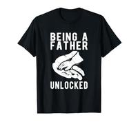 Expectant Father Being a Father Unlocked Fatherhood Value Graphic T-Shirt
