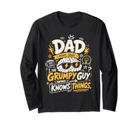 Expectant Father DAD THE Grumpy Guy Funny Soon-to-be Dad Long Sleeve T-Shirt