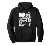 Expectant Father DAD THE GRUMPY GUY Funny Soon-to-be Dad Pullover Hoodie