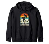 Expectant Father DAD THE GRUMPY GUY Funny Soon-to-be Dad Zip Hoodie