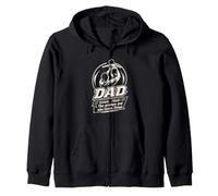 Expectant Father DAD THE GRUMPY GUY Funny Soon-to-be Dad Zip Hoodie
