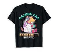 Expectant Father GAMING DAD INITIATED Funny Paternity T-Shirt
