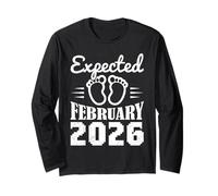 Expectant Mother ARRIVAL IN FEBRUARY 2026 Soon to be Mom Long Sleeve T-Shirt