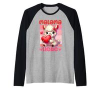 Expectant Mother LIEBE Funny Soon to be Mom Raglan Baseball Tee