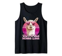 Expectant Mother She's A Bad Momma Llama Funny Soon Mother Tank Top