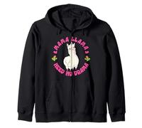 Expectant Mothers MAMA LLAMA NEEDS NO DRAMA Soon to be Mom Zip Hoodie