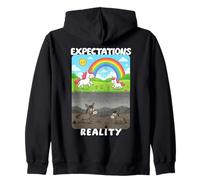 Expectations vs Reality, When Everything Goes Out Bad v2 EN Zip Hoodie