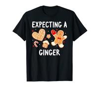 Expecting a Ginger Christmas Pregnancy Announcement Pregnant T-Shirt