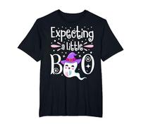 Expecting A Little Boo Maternity Halloween T-Shirt, Men's Big and Tall, Black, 5X Tall