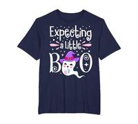 Expecting A Little Boo Maternity Halloween T-Shirt, Men's Big and Tall, Navy Blue, 3X Tall